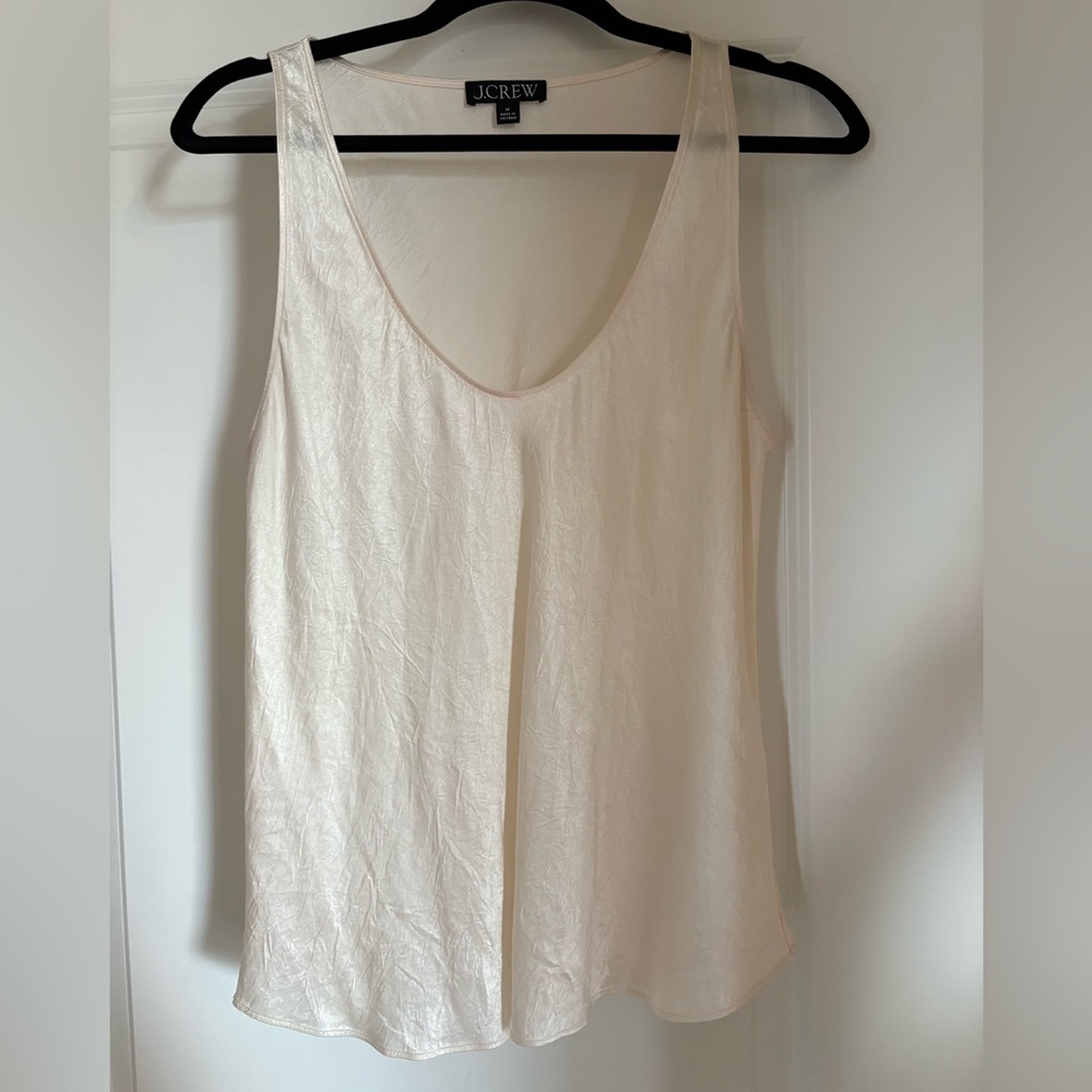 J. Crew Women's Ivory Tank Top